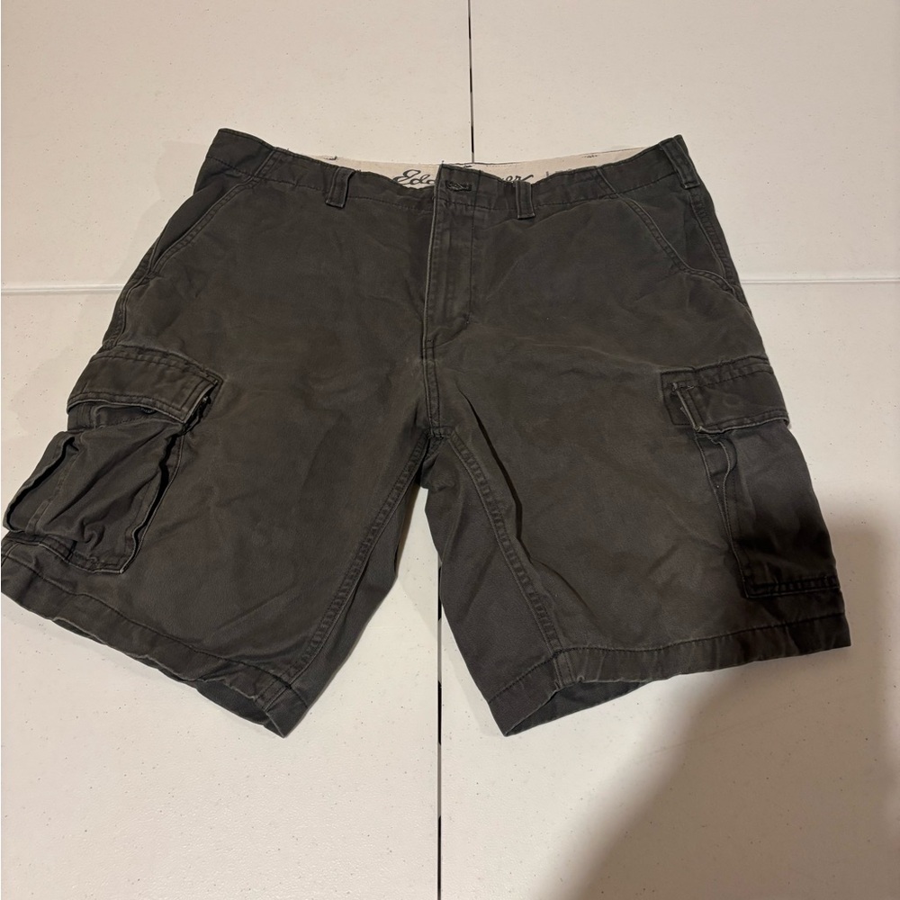 Eddie Bauer Gray Cargo Utility Outdoor Hiking Shorts Men’s 38 Inseam 10”